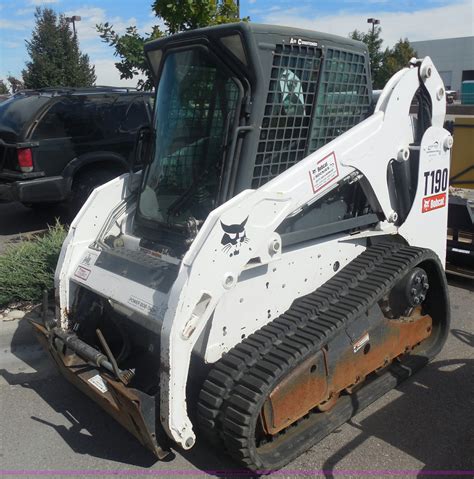 bobcat t190 track skid steer|bobcat t190 sold price.